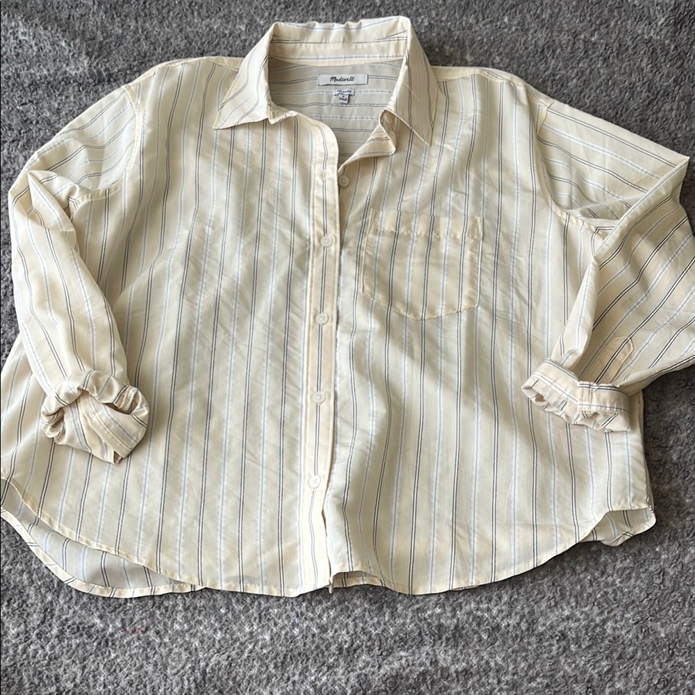 Madewell Relaxed Oversized Button Down Shirt